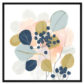 Gerahmter Kunstdruck Blumen-Masurka II