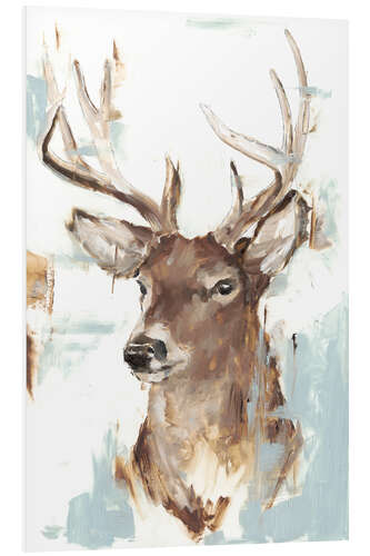 Foam board print Modern stag II