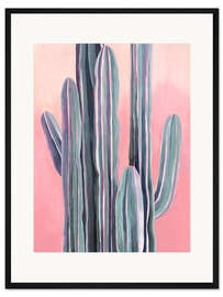 Gerahmter Kunstdruck Wüstendämmerung I