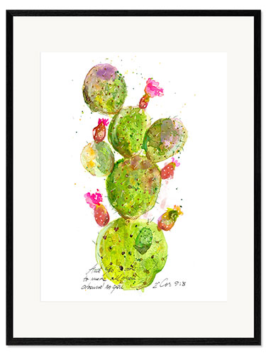 Framed art print Cactus verse III