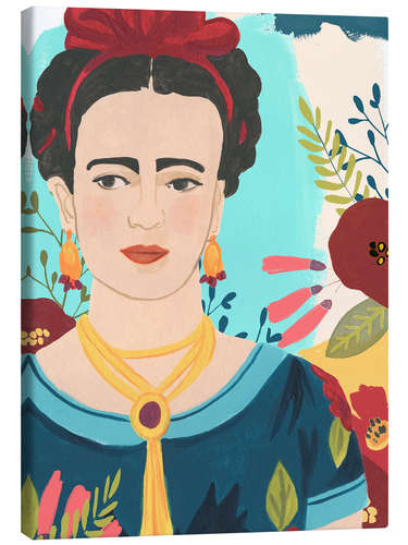 Stampa su tela Il giardino di Frida Kahlo