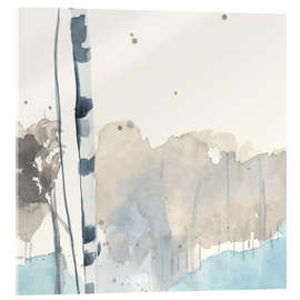 Acrylglasbild Birken im Wald III - Jennifer Goldberger