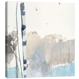 Leinwandbild Birken im Wald III - Jennifer Goldberger