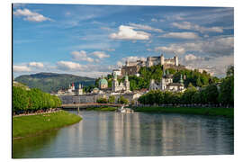 Alubild Frühling in Salzburg