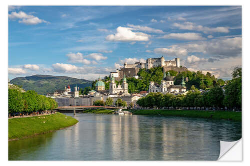 Selvklebende plakat Spring in Salzburg