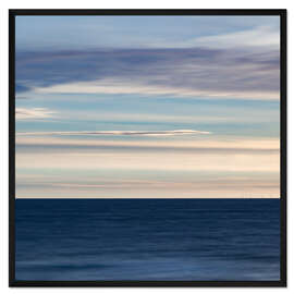 Gerahmter Kunstdruck Farbenspiel am Meer II