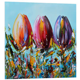 Foam board print Tulips II