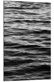 Aluminium print Black ocean