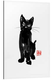 Magnettafel Sitzende Katze