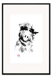 Gerahmter Kunstdruck Alf