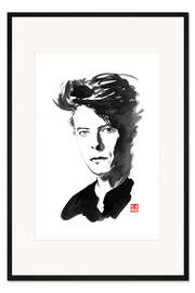 Gerahmter Kunstdruck David Bowie