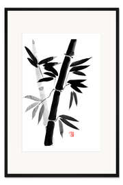 Gerahmter Kunstdruck Bambus