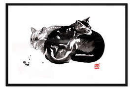 Gerahmter Kunstdruck Mutter und Sohn