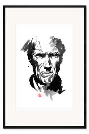 Gerahmter Kunstdruck Clint Eastwood