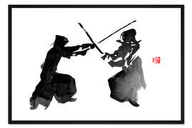 Gerahmter Kunstdruck Kendo