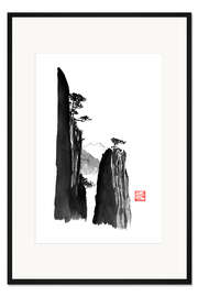 Gerahmter Kunstdruck Berg