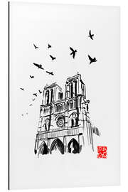 Tableau en aluminium Notre-Dame