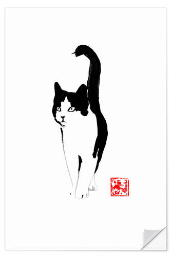 Wall sticker Straycat