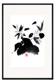 Gerahmter Kunstdruck Panda
