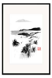 Gerahmter Kunstdruck Strand