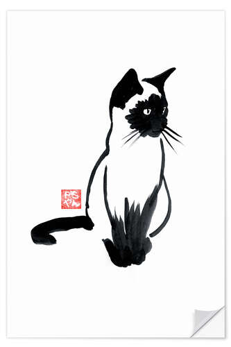 Wandsticker Siamese