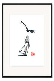 Gerahmter Kunstdruck Mutter Drache