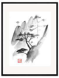 Gerahmter Kunstdruck Klippe I