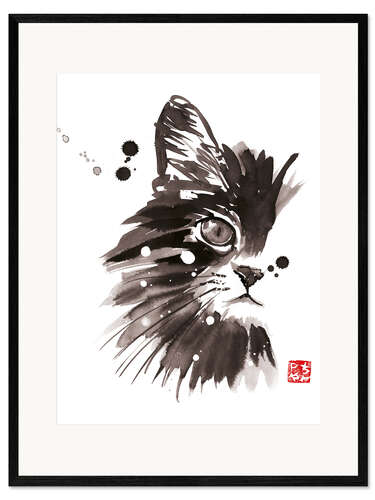 Framed art print Kitten portrait