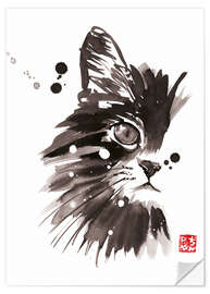 Wall sticker Kitten portrait