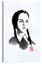 Canvas print Wednesday Addams