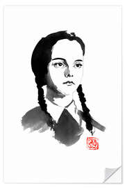 Wall sticker Wednesday Addams