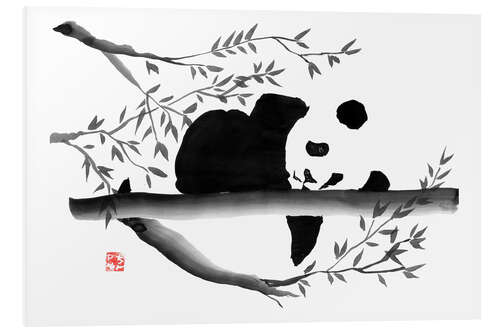 Tableau en PVC Panda endormi