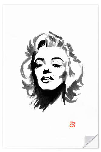 Wall sticker Marilyn Monroe