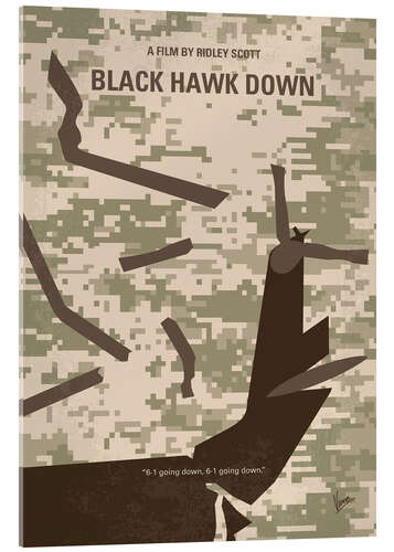 Acrylic print Black Hawk Down