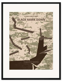 Gerahmter Kunstdruck Black Hawk Down