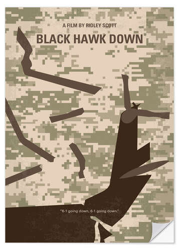 Wandsticker Black Hawk Down