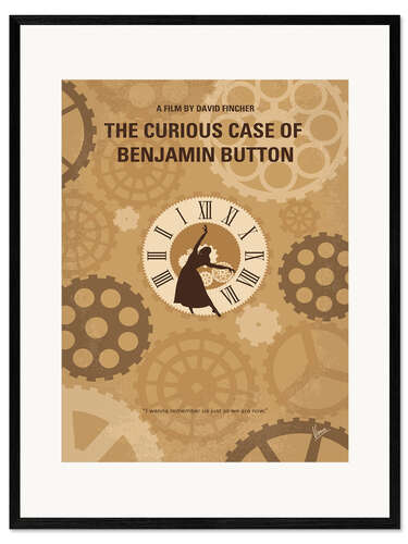 Plakat artystyczny premium w ramie Benjamin Button