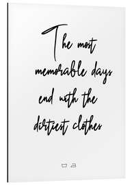 Magnettafel Memorable days, dirty clothes