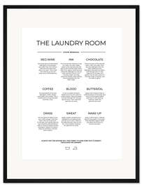 Gerahmter Kunstdruck The Laundry Room - Fleckenentfernung (englisch)