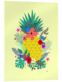 Acrylic print Amazing Pinapple