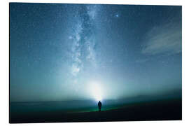 Aluminium print Starry sky in the night