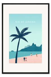 Gerahmter Kunstdruck Rio de Janeiro