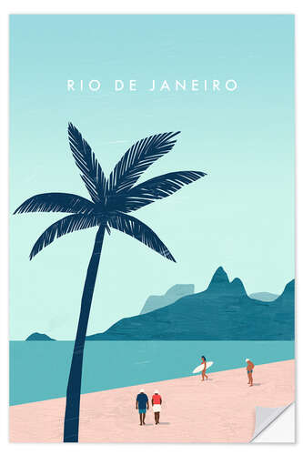 Wall sticker Illustration of Rio de Janeiro
