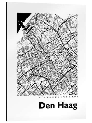 Gallery print City map of The Hague