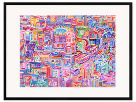 Framed art print Big City Feeling