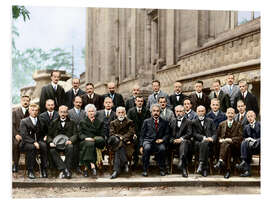 Foam board print Fifth Solvay Conference, 1927 (colored)