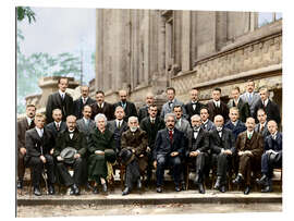 Gallery print Fifth Solvay Conference, 1927 (colored)