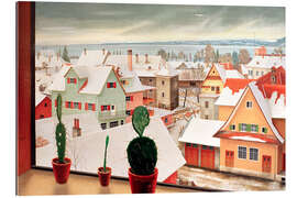 Gallery print Winter landscape - view from the studio