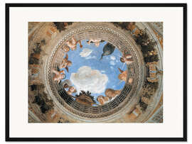 Gerahmter Kunstdruck Camera degli Sposi, Das Opaion