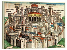 Canvastavla Jerusalem in 1490